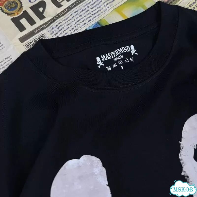 Футболка mastermind bape черная фото 3