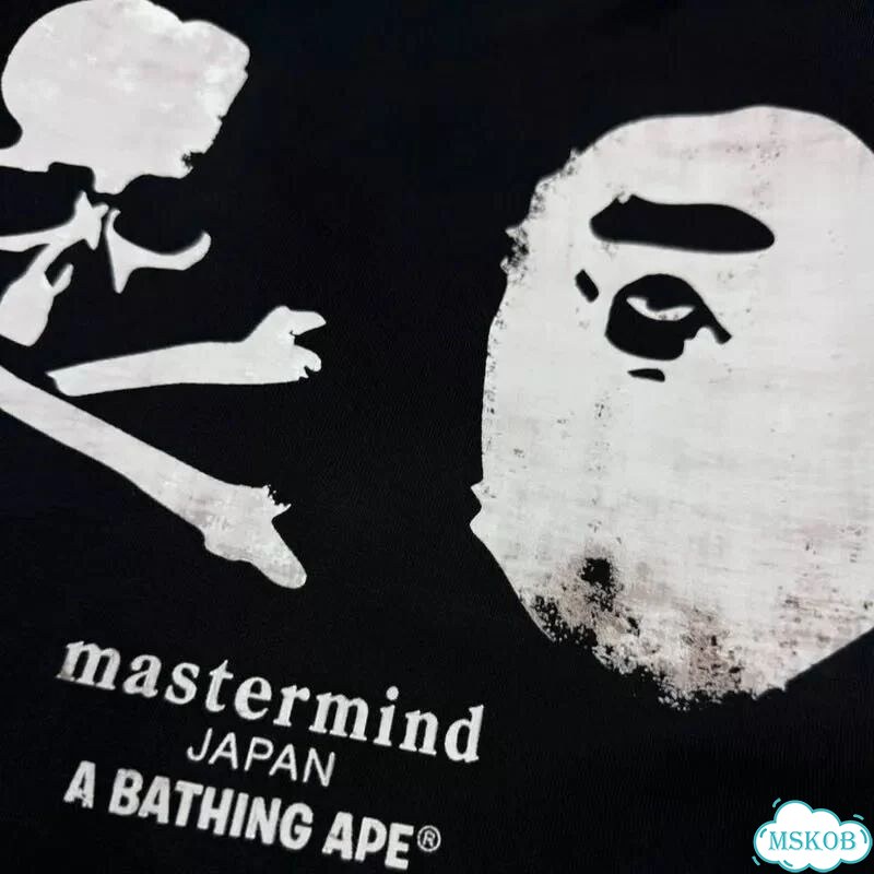 Футболка mastermind bape черная фото 4