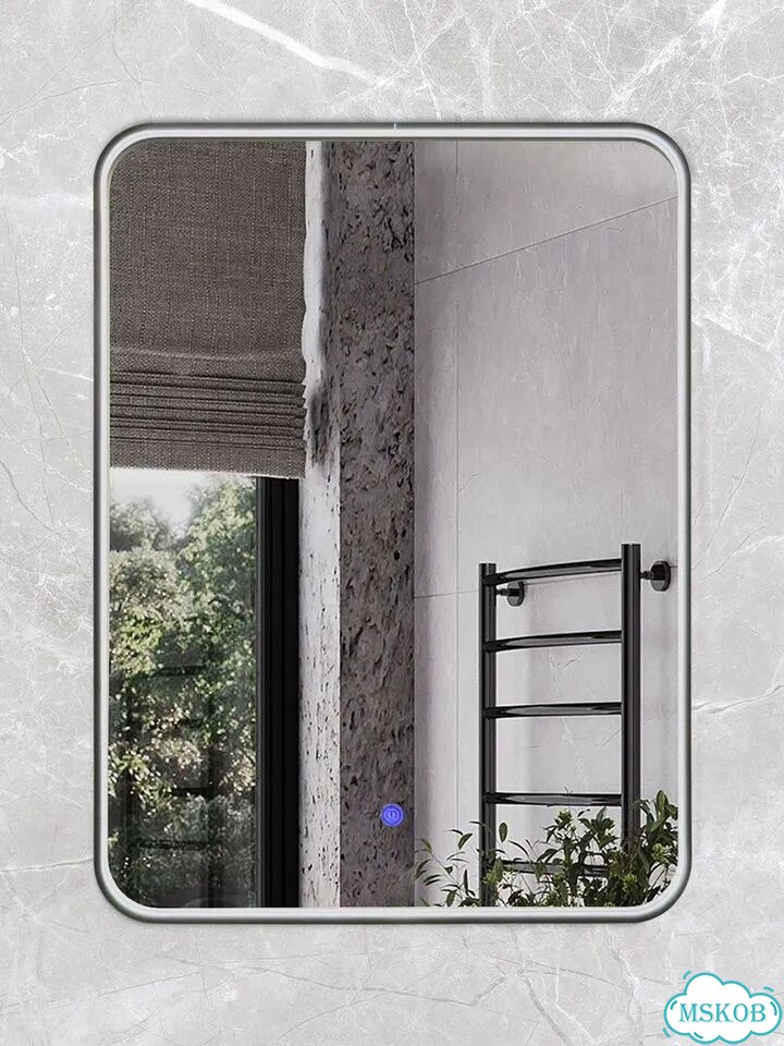 Зеркало Comforty Сириус 60 с подсветкой, матовое фото 4