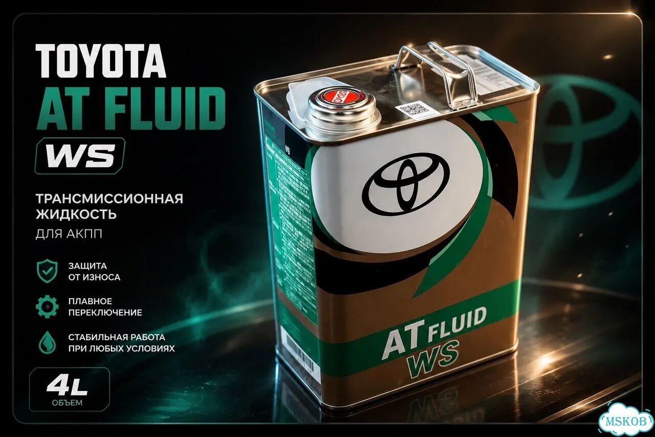 Масло toyota ATF WS 4L Оригинал фото 1