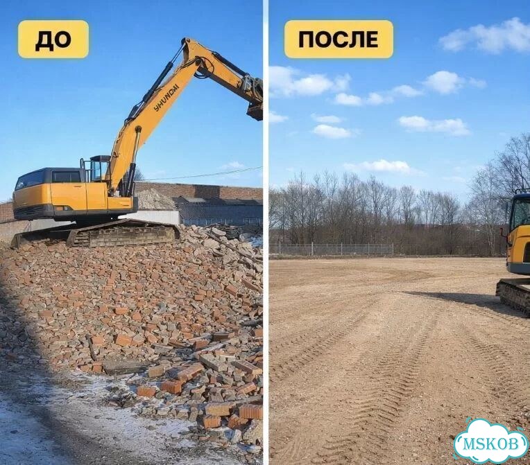 Снос аварийного жилья с вывозом в Авсюнино фото 4