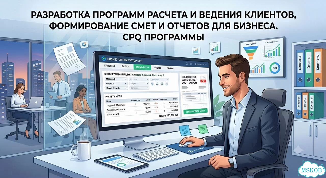 Разработка CPQ-систем: расчёт заказов,сметы,отчёты фото 1
