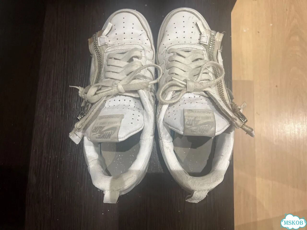 Nike air force 1 lunar acronym white фото 4
