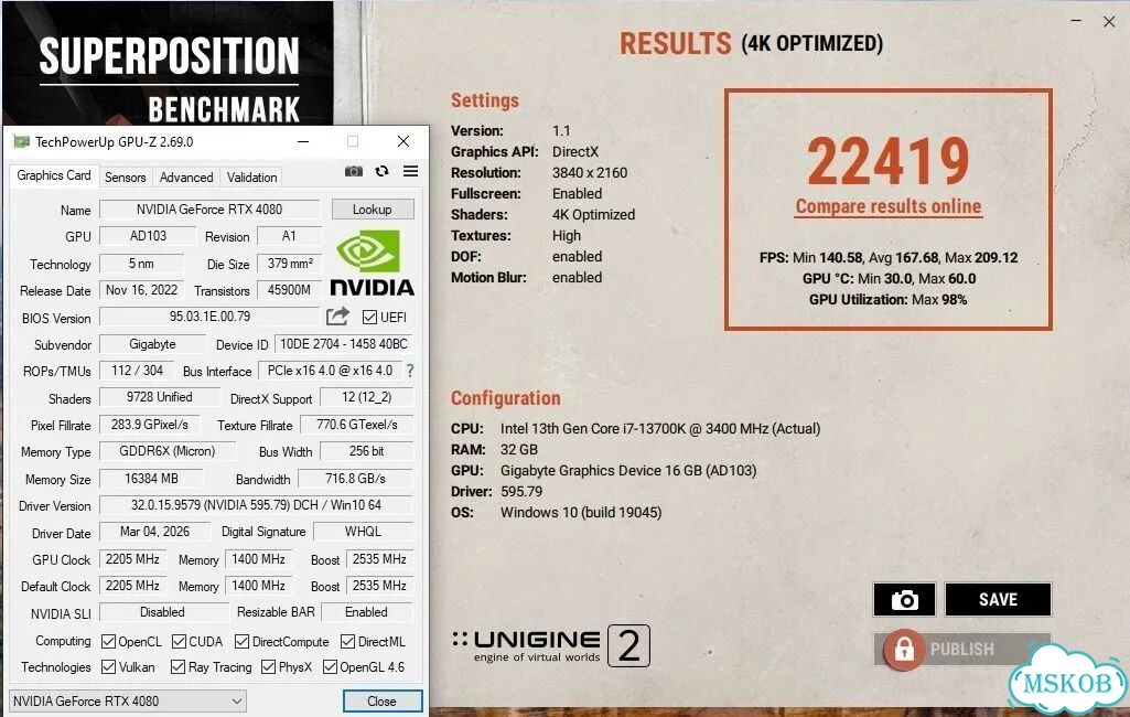 Nvidia RTX 4080 Gigabyte Gaming OC фото 6