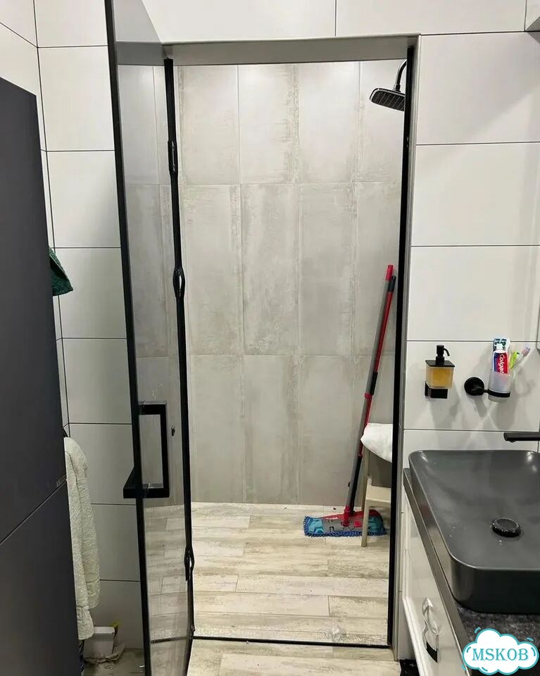 Душевая дверь из стекла фото 6