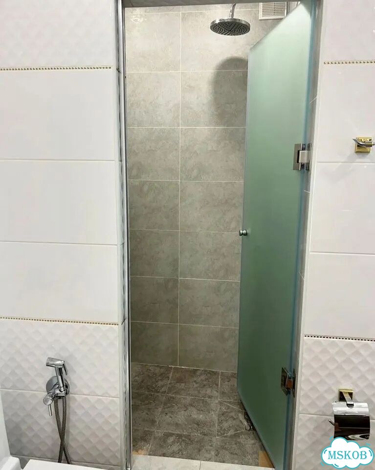 Душевая дверь из стекла фото 8