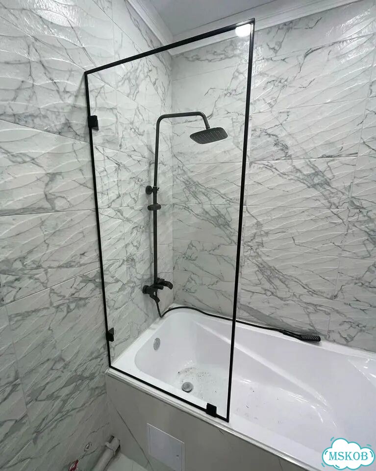 Душевая ширма из стекла фото 4