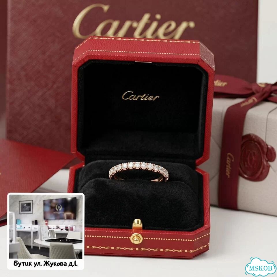 Обручальное кольцо Cartier Etincelle CA-61365 фото 3
