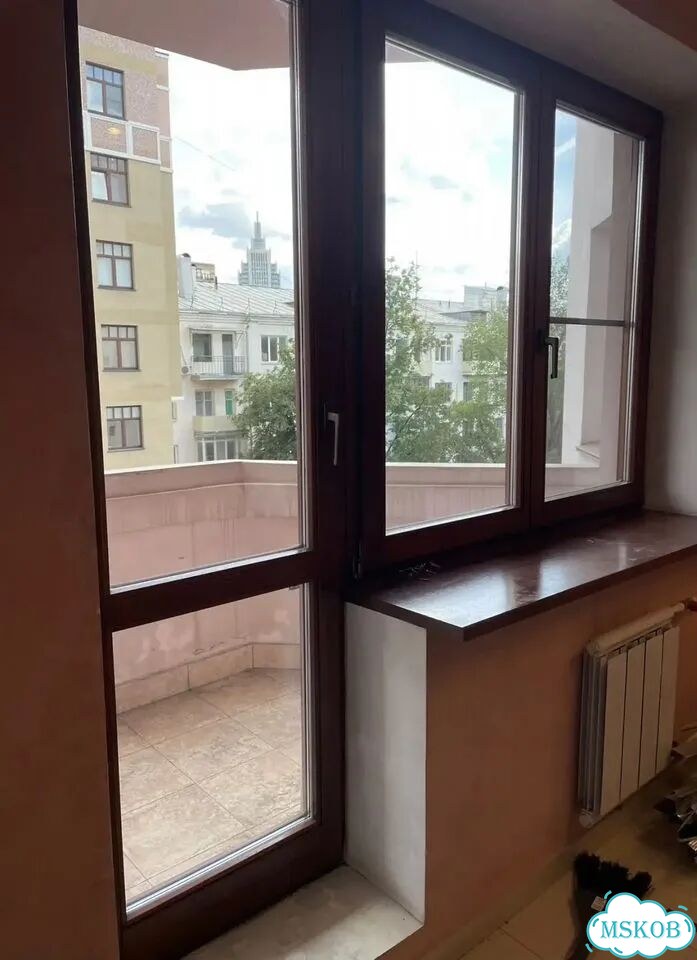 Балконный блок из массива дуба фото 3