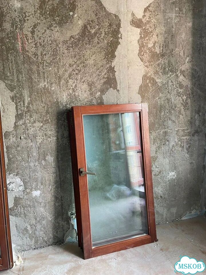 Балконный блок из массива дуба фото 5