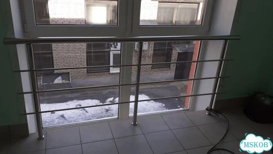 Настенный поручень из полированной нержавеющего сп фото 8