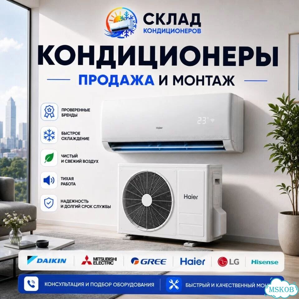 Кондиционер до 20 м² для офиса фото 1