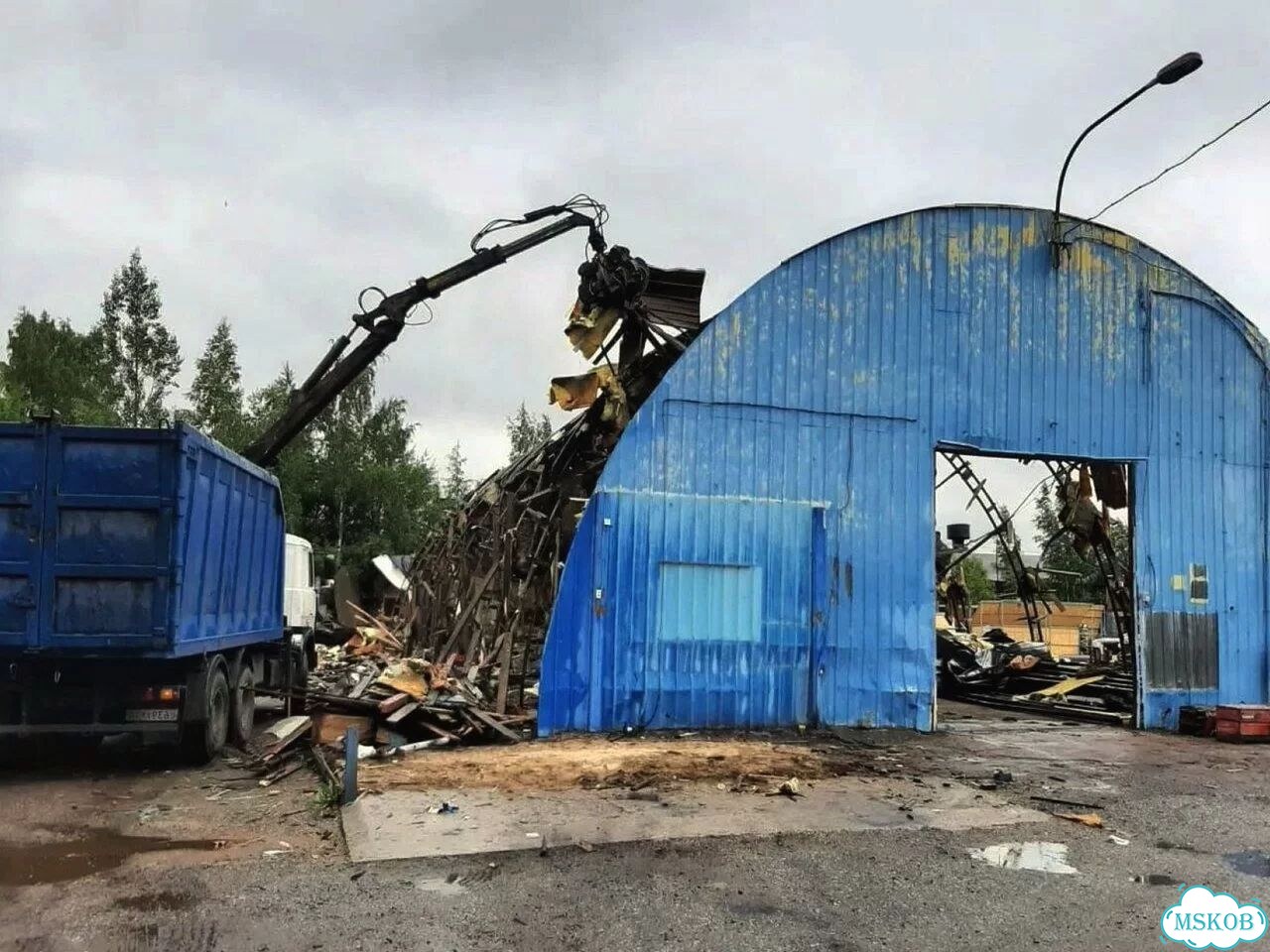 Демонтаж ангаров под ключ в Авсюнине фото 2