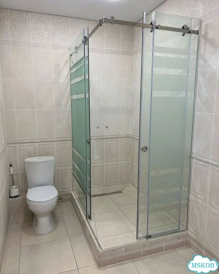 Душевой угол золото фото 7