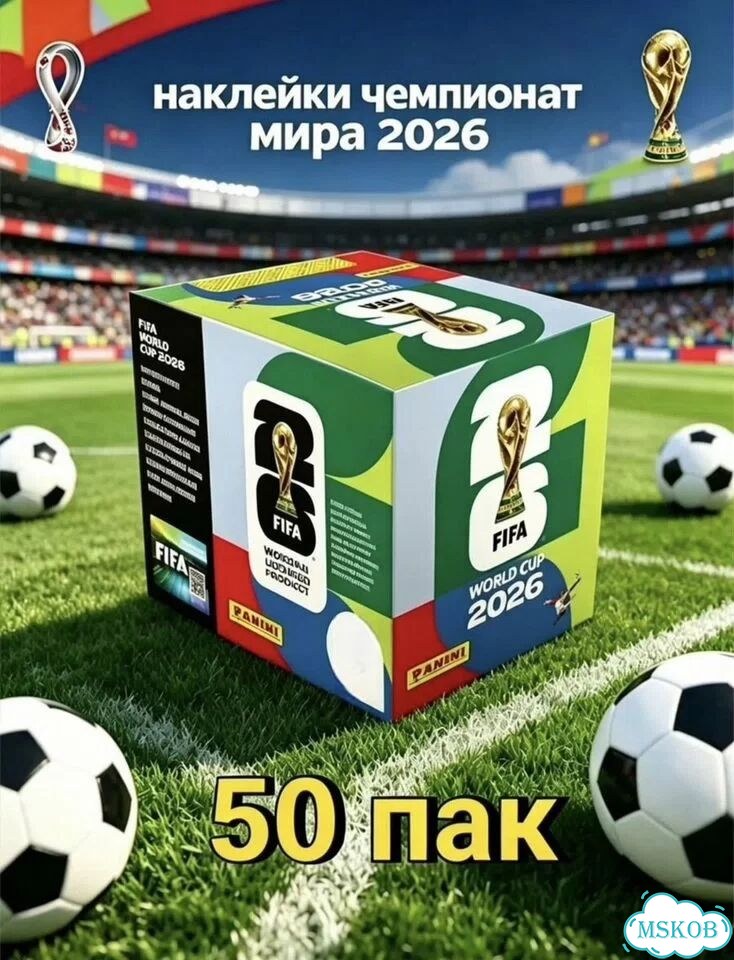 Наклейки panini Fifa с чемпионата мира 2026 фото 1