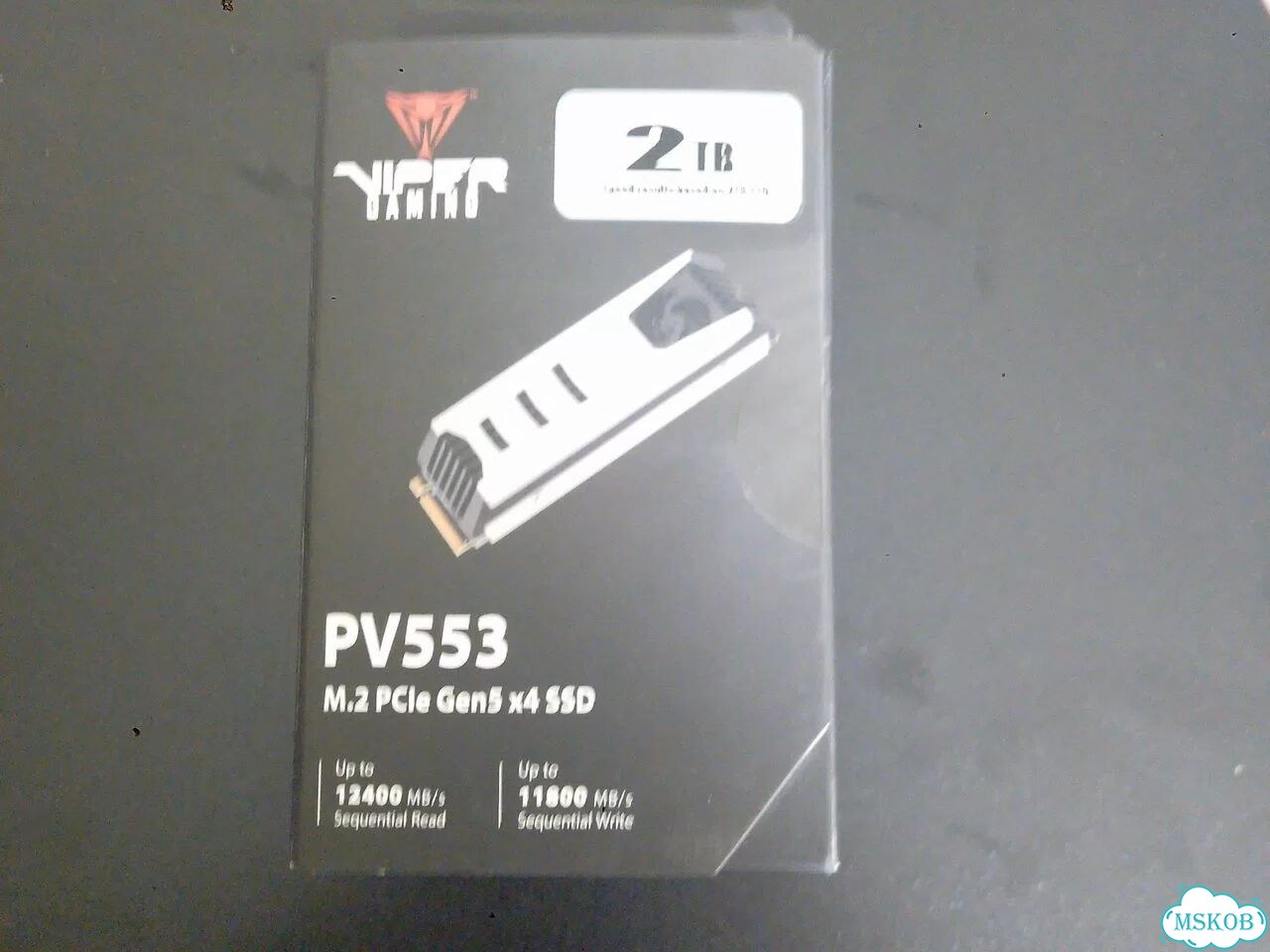 Patriot pv 553 viper gaming SSD m2 nvme 2 TB фото 1