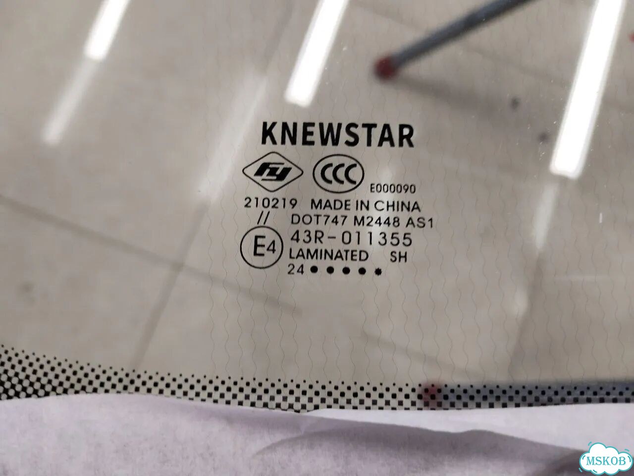 Стекло лобовое Geely Tugella 19- / Knewstar 001 фото 3