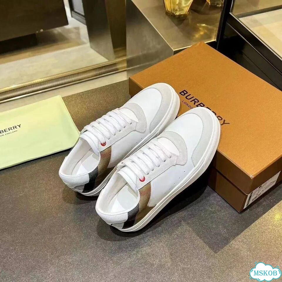 Кеды Burberry кожаные клетка Новые (39-46) фото 2