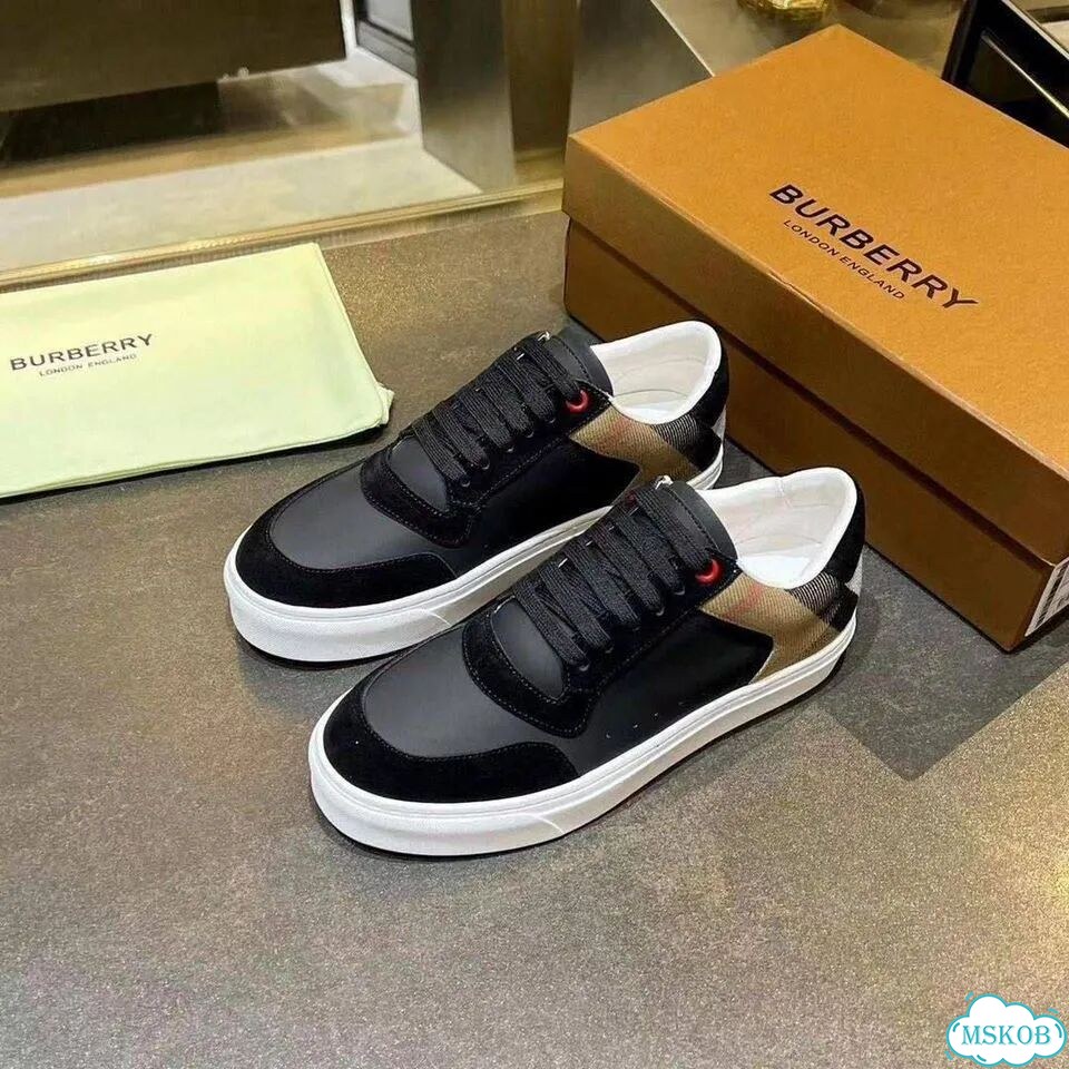 Кеды Burberry кожаные клетка Новые (39-46) фото 3