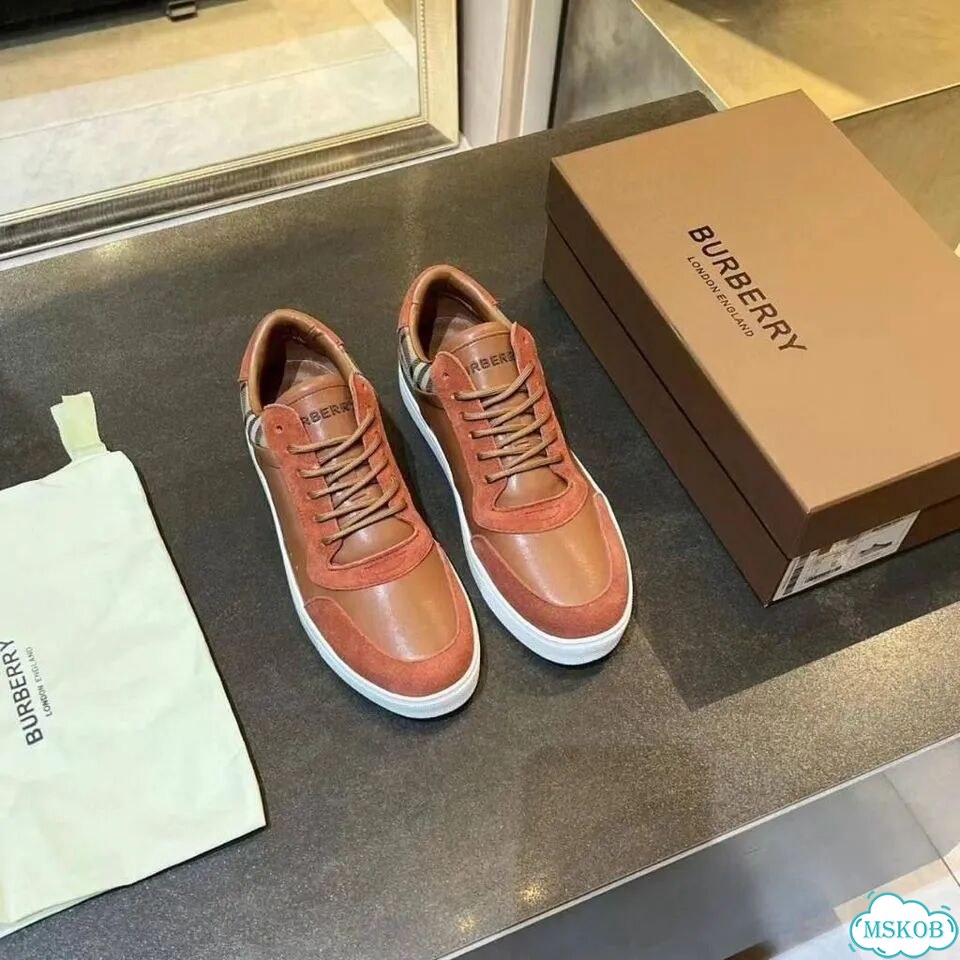 Кеды Burberry кожаные клетка Новые (39-46) фото 5
