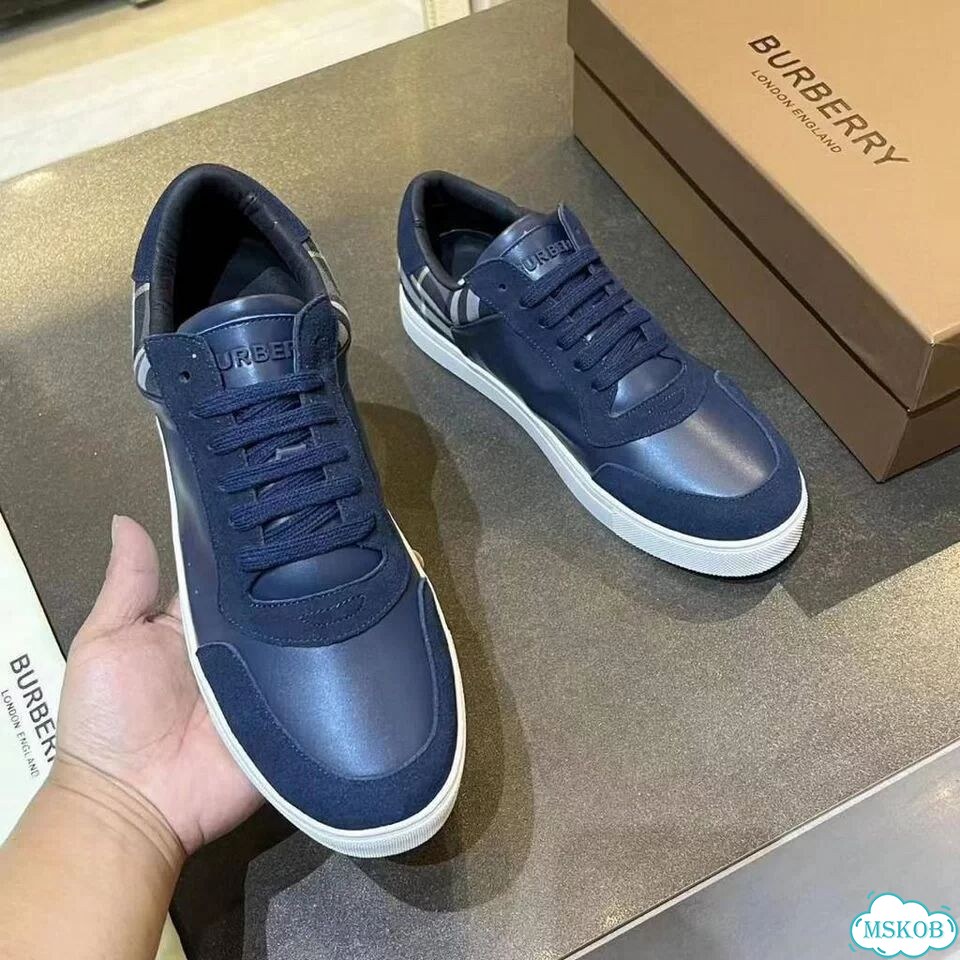 Кеды Burberry кожаные клетка Новые (39-46) фото 6