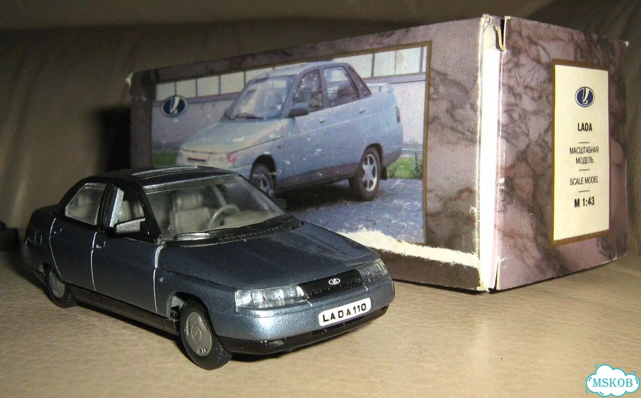 Модель ваз-2110, россия 1:43 фото 3