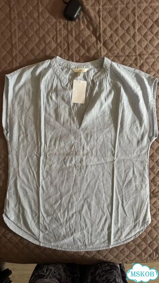 H&m легкая блузка хлопок новая M фото 2