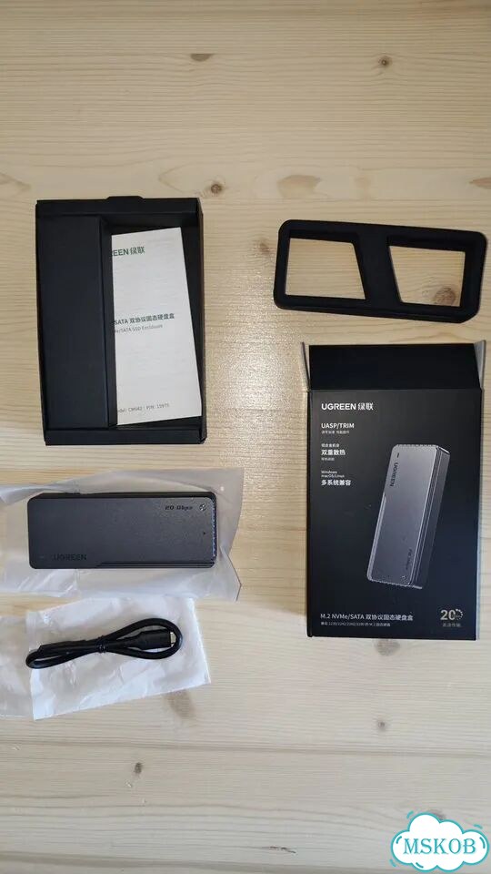 Внешний бокс для SSD ugreen CM642 15975 фото 2