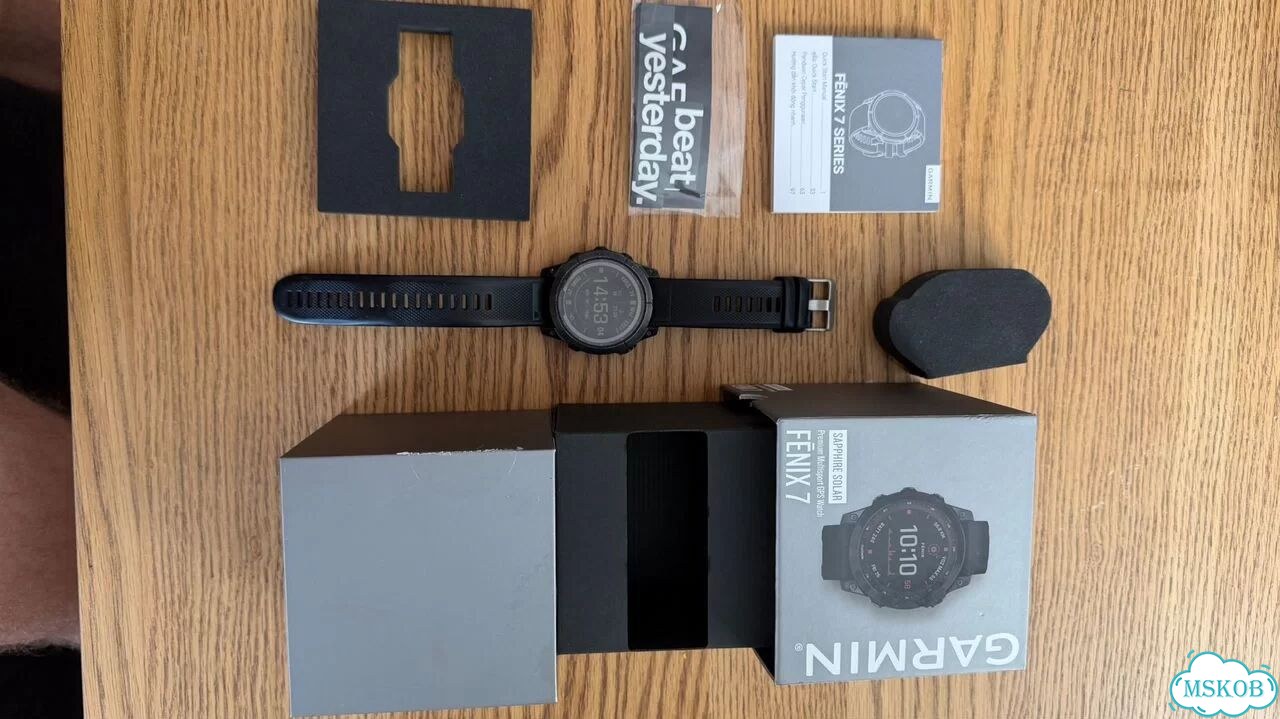 Garmin Fenix 7 Sapphire Solar в хорошем состоянии фото 1