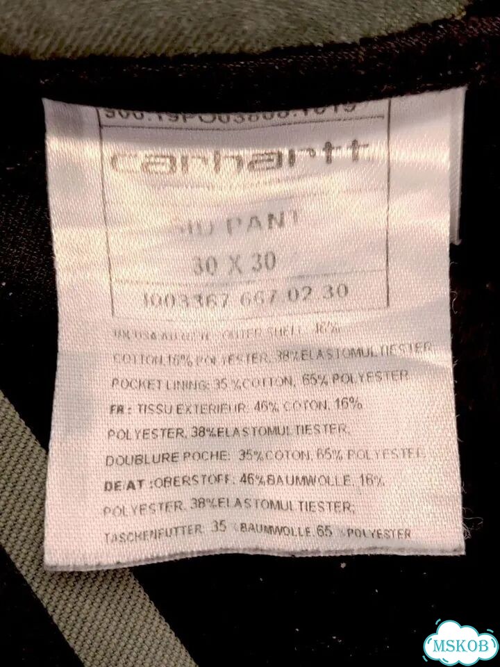 Брюки чиносы Carhartt (США) мужские фото 8