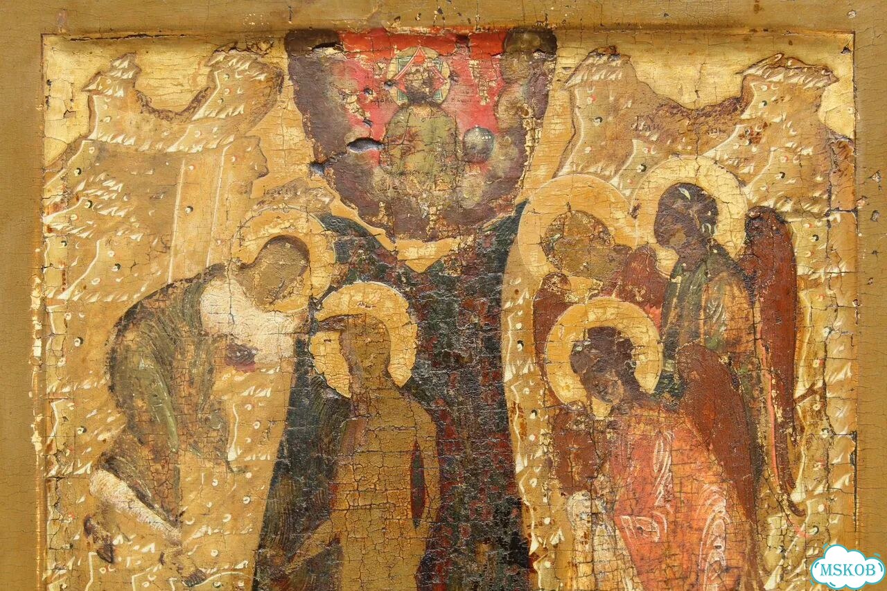 17 век. Икона Богоявление (Крещение) Господне фото 4