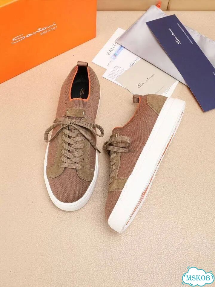 Кроссовки мужские Santoni фото 4