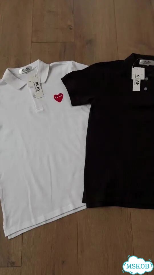 Поло Comme des Garçons Play с сердцем фото 1