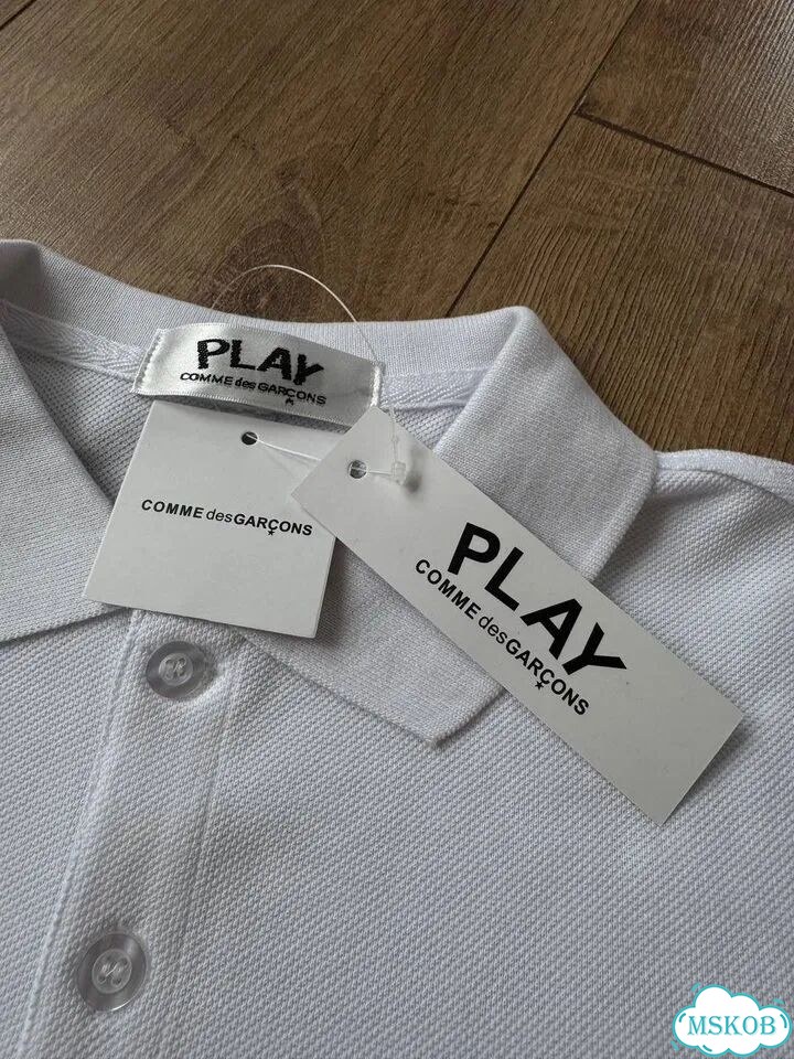 Поло Comme des Garçons Play с сердцем фото 10