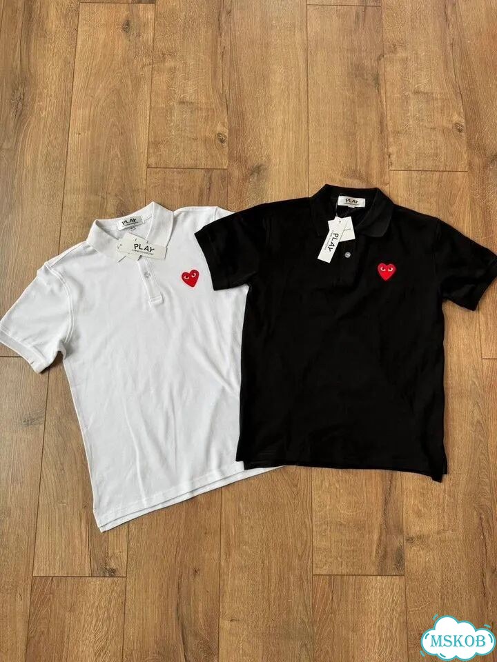 Поло Comme des Garçons Play с сердцем фото 2