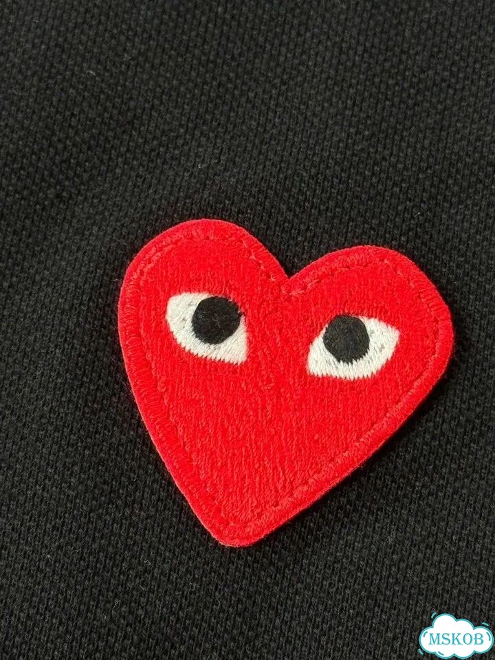 Поло Comme des Garçons Play с сердцем фото 4