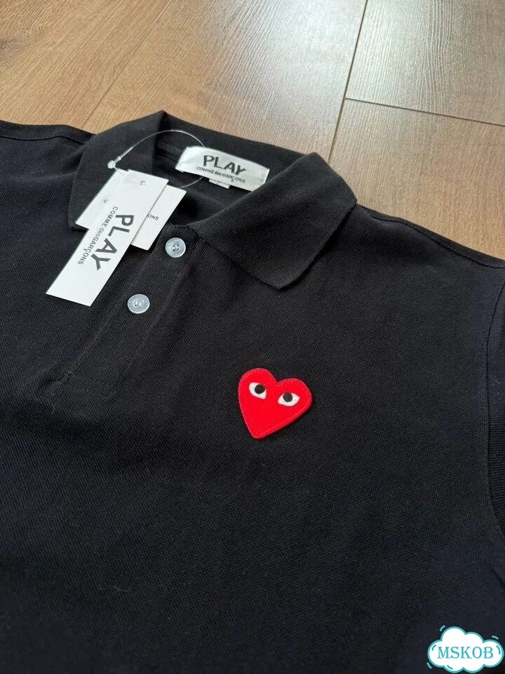 Поло Comme des Garçons Play с сердцем фото 5