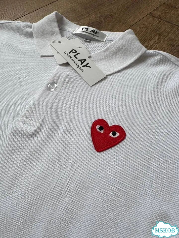 Поло Comme des Garçons Play с сердцем фото 9