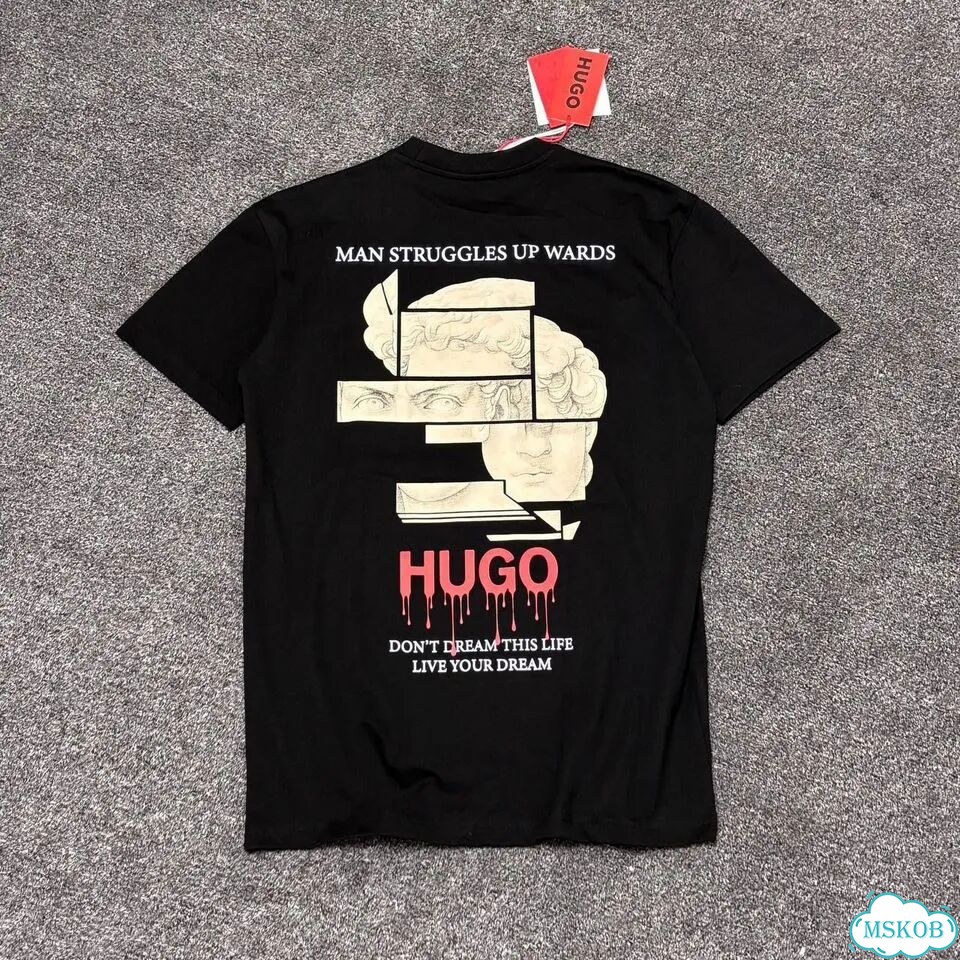 Футболка Hugo Boss черная фото 3