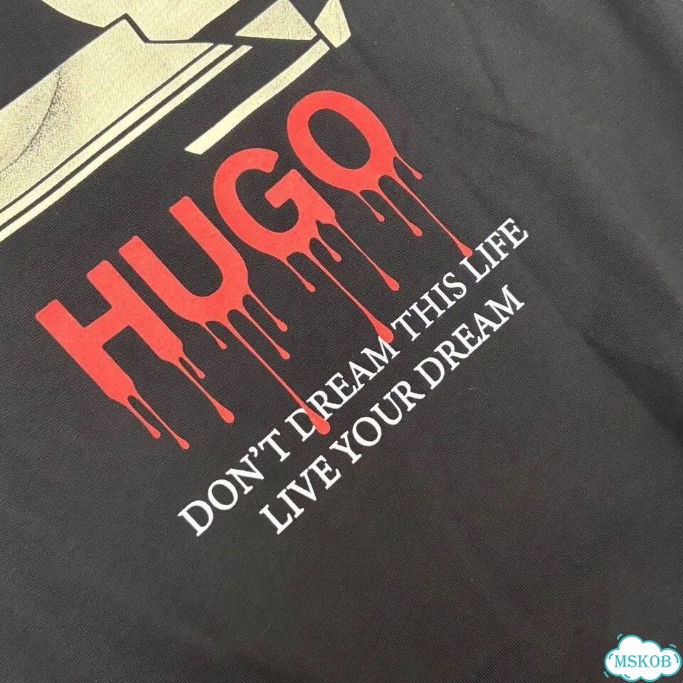 Футболка Hugo Boss черная фото 8