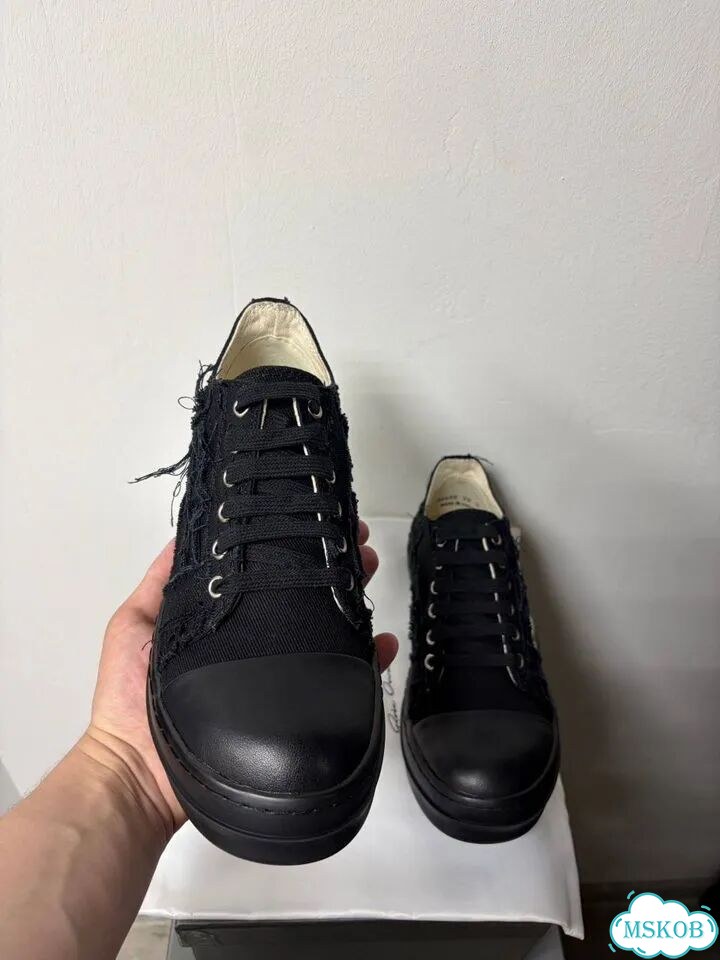 Кроссовки Rick Owens Ramones Slashed Low фото 5