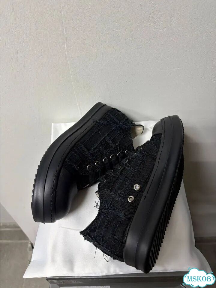 Кроссовки Rick Owens Ramones Slashed Low фото 8