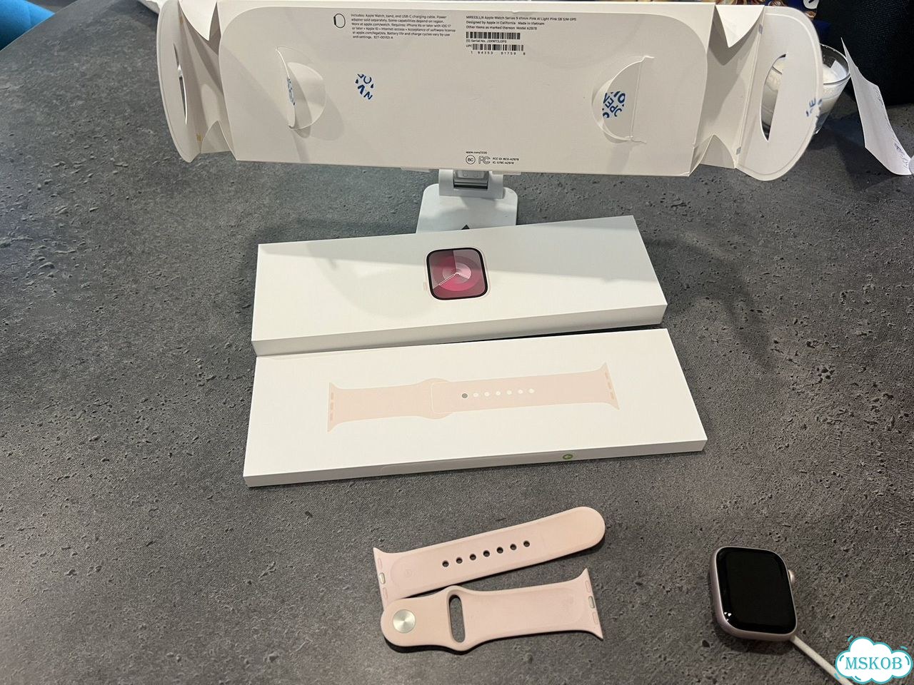 Часы apple watch 9 41 mm pink фото 2