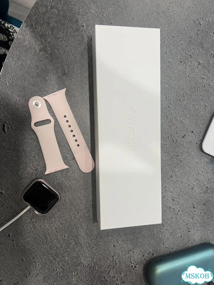 Часы apple watch 9 41 mm pink фото 3