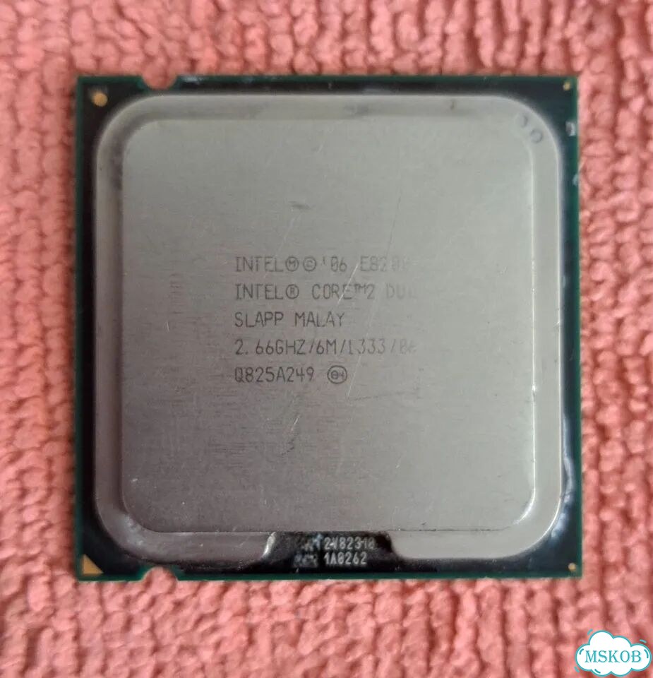 Процессор intel core2duo E8200 фото 1