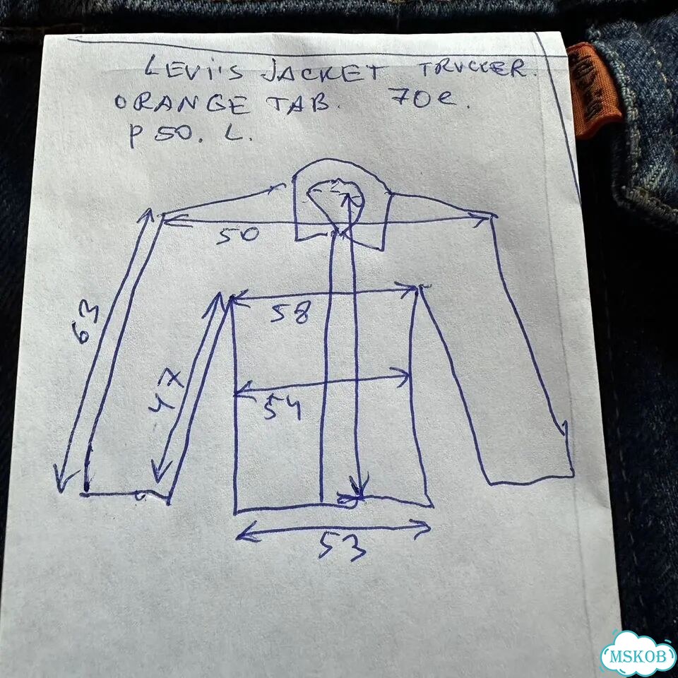 Куртка джинсовка Levi's orange tab винтаж 70' фото 10