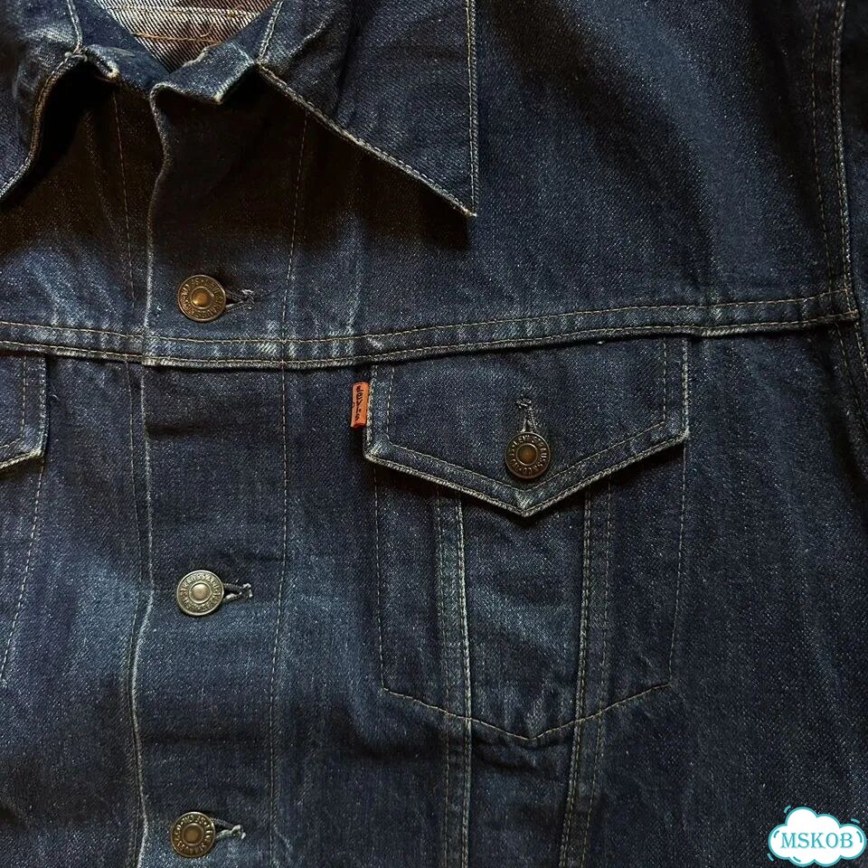 Куртка джинсовка Levi's orange tab винтаж 70' фото 4