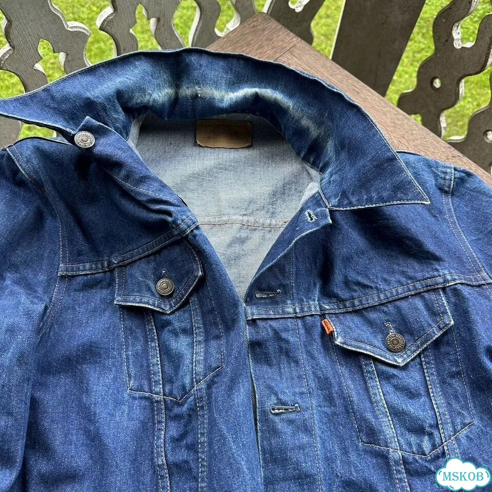 Куртка джинсовка Levi's orange tab винтаж 70' фото 9