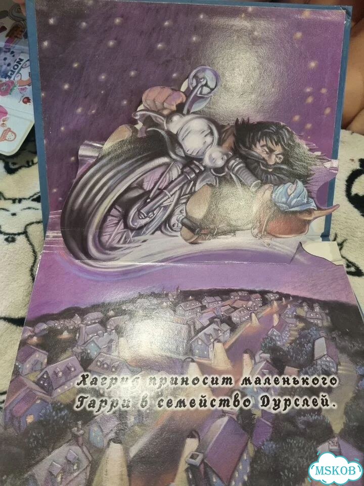 Книжка панорамка Гарри Поттер 2002г фото 2