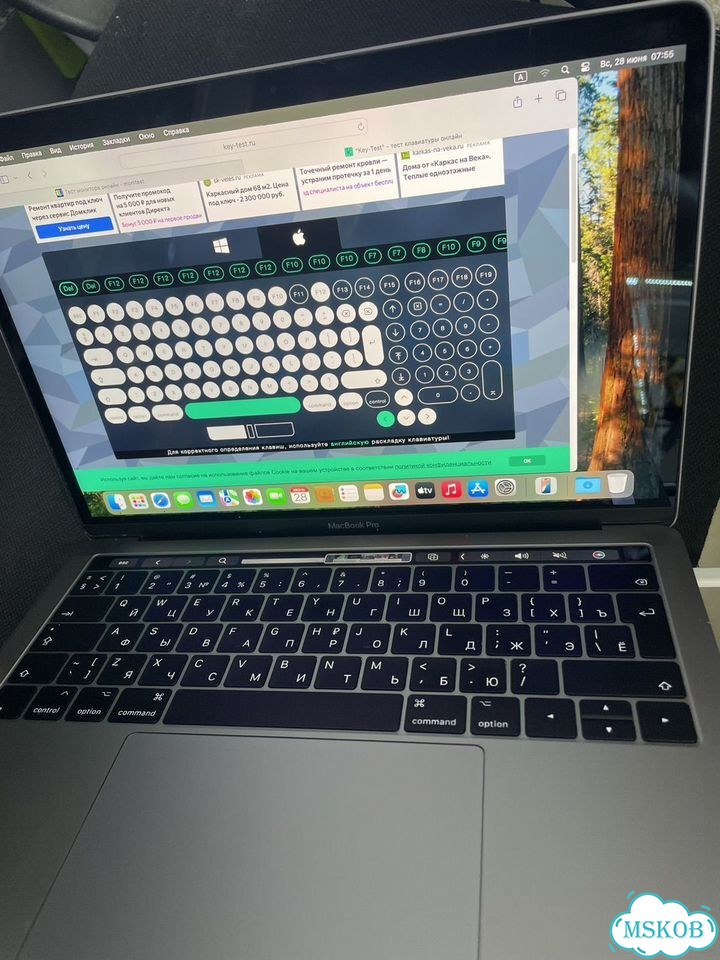 Матрица в сборе Macbook Pro 13 A1706 (489) фото 10